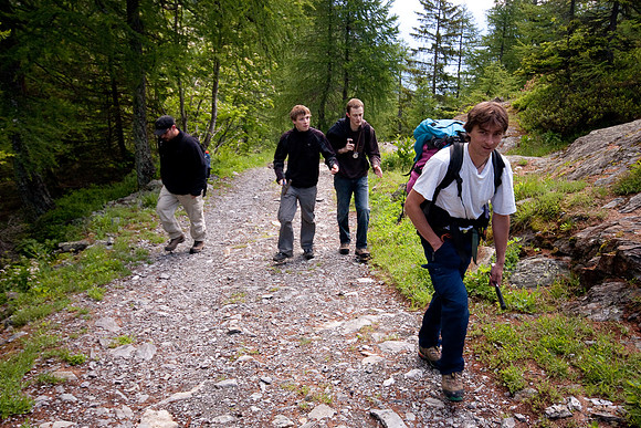 Camp de cartographie aux Dents du Midi - Juin 2009