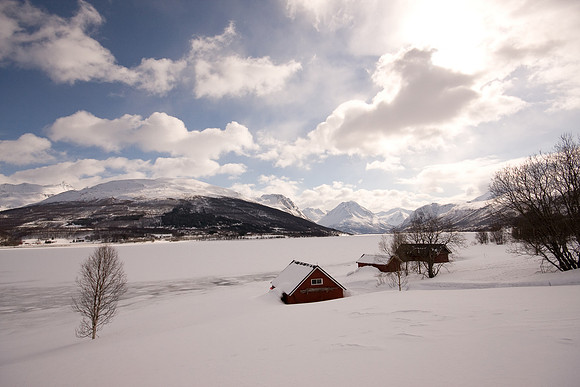Vue sur le Sakariasfjord - Lauksletta Indre - Norway