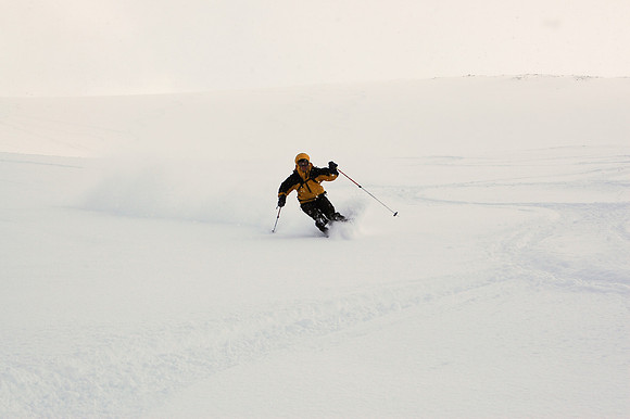 Martin dans la poudreuse - Furuflaten - Norway