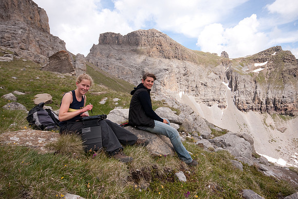 Camp de cartographie aux Dents du Midi - Juin 2009