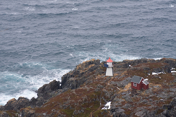 Phare au bout de la presqu’île - Russelv - Norway