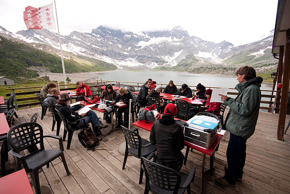 Camp de cartographie aux Dents du Midi - Juin 2009
