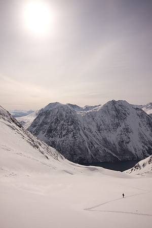 Vue sur le fjord depuis le glacier - Ura - Norway