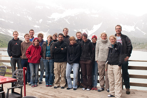 Camp de cartographie aux Dents du Midi - Juin 2009