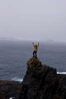 Hervé au bout de la presqu’île - Russelv - Norway