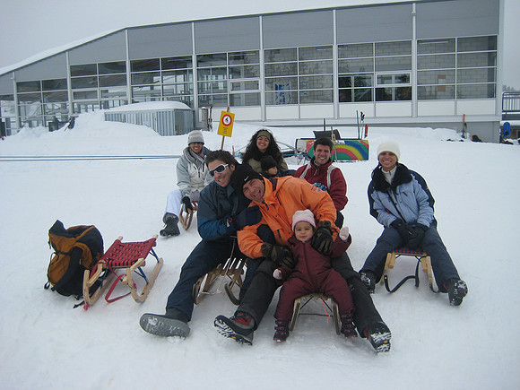 Journée de luge à Moléson