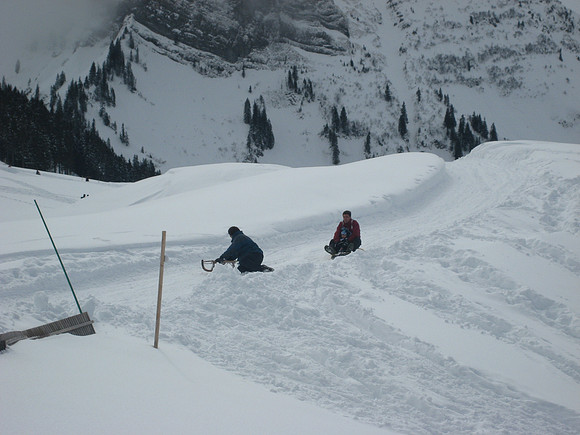 Journée de luge à Moléson